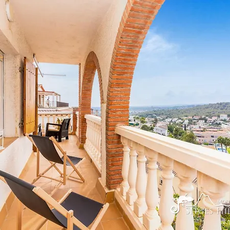 Charming Spanish Private Pool / Sea Views فيلة سيدجيس